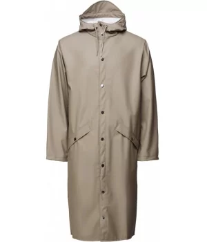 RAINS ”Curve Jacket” SHINY  w/ waterproof zipper and tie belt