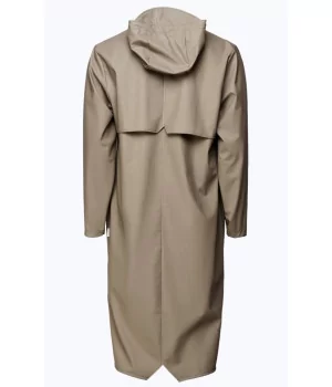 RAINS ”Curve Jacket” SHINY  w/ waterproof zipper and tie belt