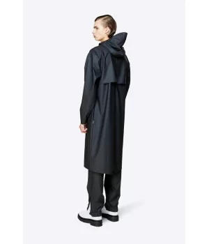 RAINS ”Curve Jacket” SHINY  w/ waterproof zipper and tie belt