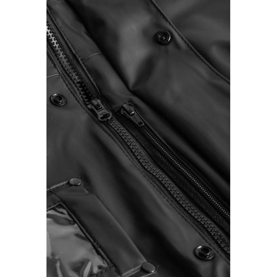 LYNGSØE "LR-7015" regnjakke i 260 g PVC-PU/polyester, UNISEX