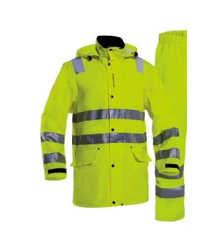 GRUNDÉNS "Pegasus 211" regnsæt High Vis, EN ISO 20471-3