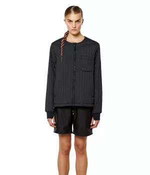 RAINS ”Liner Vest” BLACK thermal vest w/ zipper & pockets