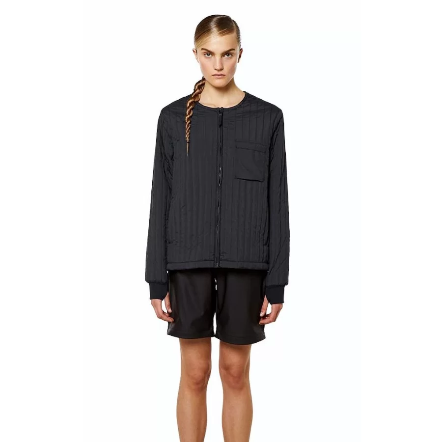 RAINS ”Liner Vest” BLACK thermal vest w/ zipper & pockets