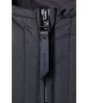 RAINS ”Liner Vest” BLACK thermal vest w/ zipper & pockets