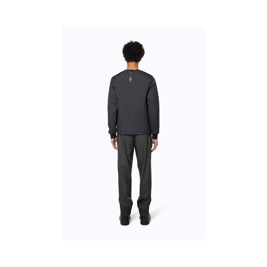 RAINS ”Liner Vest” BLACK thermal vest w/ zipper & pockets