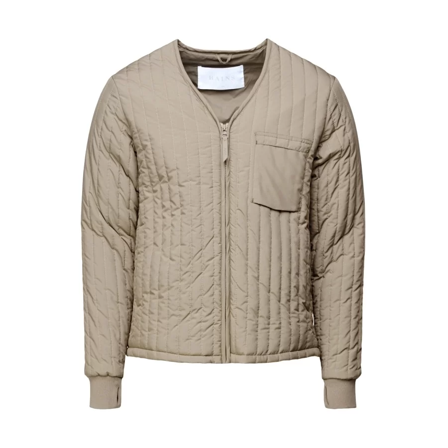 RAINS ”Liner Jacket” termojakke m/ lynlås og lommer