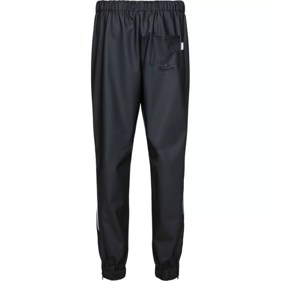 RAINS ”Pants Reflective” SORTE regnbukser med refleks striber