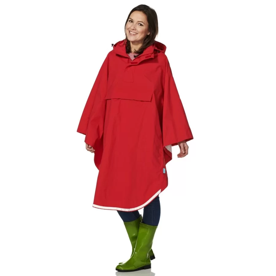 HRD "Cape 5,000 Solid" cycling rain poncho with reflectors