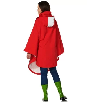 HRD "Cape 5,000 Solid" cycling rain poncho with reflectors