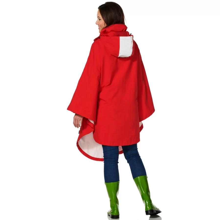 HRD "Cape 5,000 Solid" cycling rain poncho with reflectors