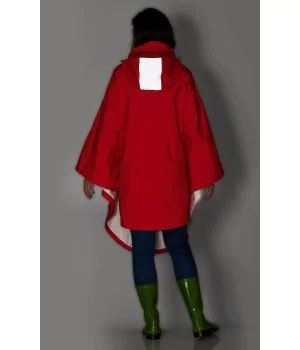 HRD "Cape 5,000 Solid" cycling rain poncho with reflectors