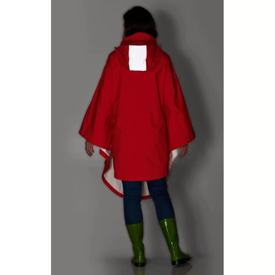 HRD "Cape 5,000 Solid" cycling rain poncho with reflectors