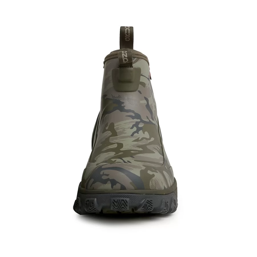 GRUNDÉNS ”Deviation Ankle Boot" CAMO kort gummistøvle til fiskeri og sejlads