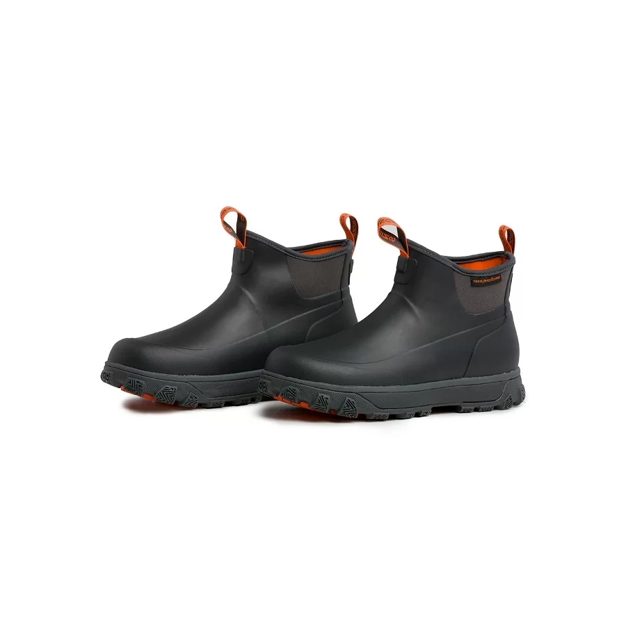 GRUNDÉNS ”Deviation Ankle Boot" kort gummistøvle SORT
