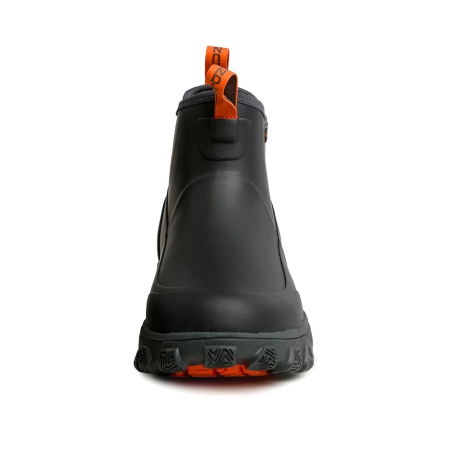 GRUNDÉNS ”Deviation Ankle Boot" kort gummistøvle SORT