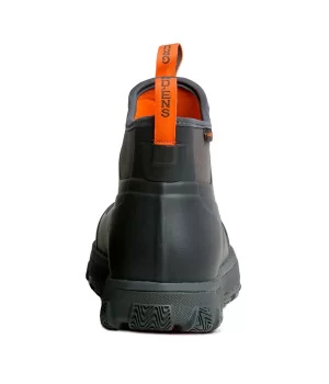 GRUNDÉNS ”Deviation Ankle Boot" kort gummistøvle SORT