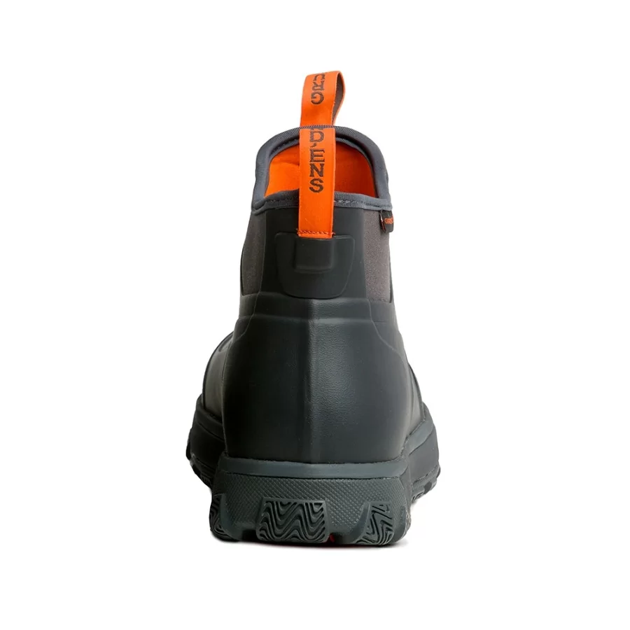 GRUNDÉNS ”Deviation Ankle Boot" kort gummistøvle SORT