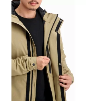 AGU ”City Slick 10.000” lang BEIGE regnfrakke, åndbar