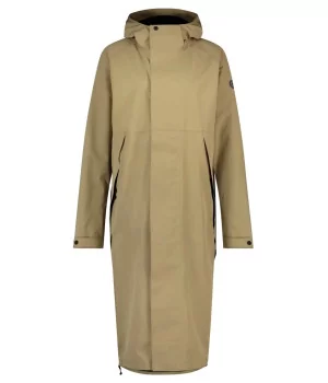 AGU ”City Slick 10.000” lang BEIGE regnfrakke, åndbar