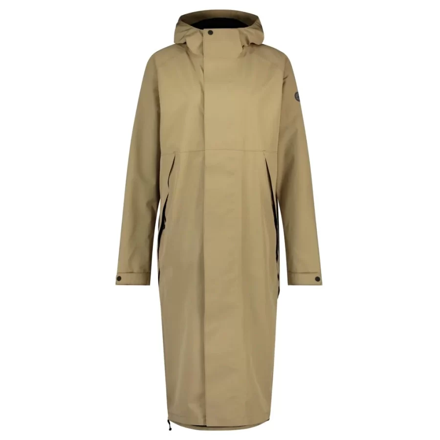 AGU ”City Slick 10.000” lang BEIGE regnfrakke, åndbar