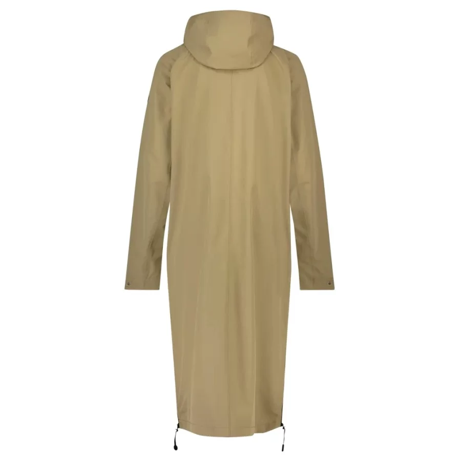 AGU ”City Slick 10.000” lang BEIGE regnfrakke, åndbar