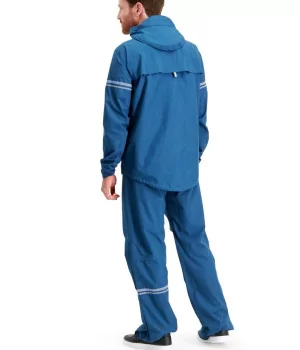 AGU "Original" TEAL BLUE bike rain suit, ergonomic, BEST IN TEST, breathable
