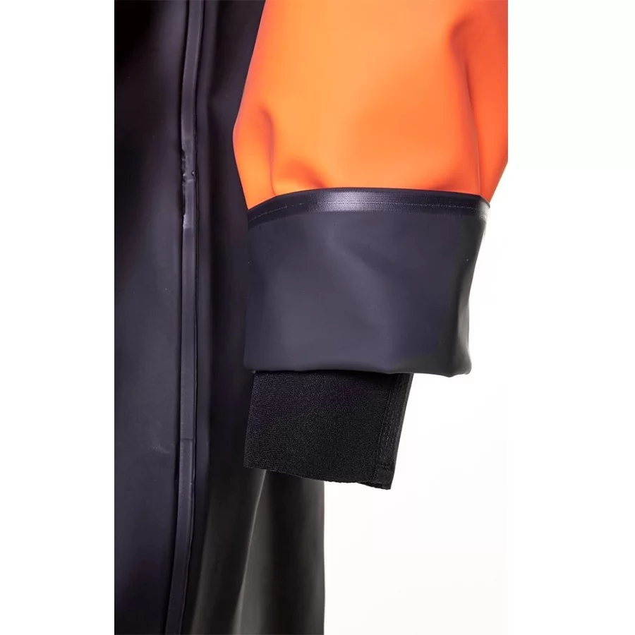 Waterproof jacket with Neoprene cuffs
