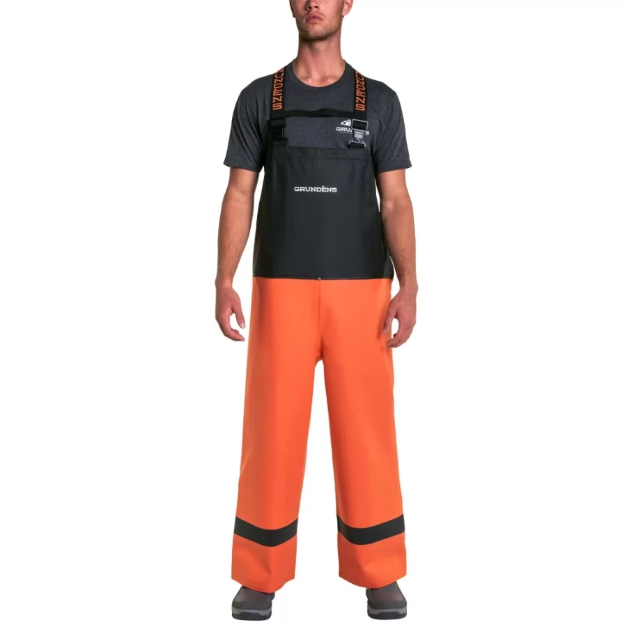 GRUNDÉNS "Balder 504" overalls / BIB pants i 560 g PVC