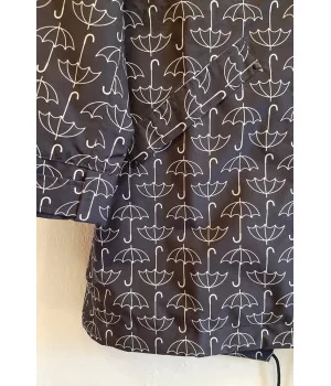 DANWEAR "Swept 24300” elegant A-shaped Ladies Raincoat