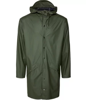RAINS ”Long Jacket” lang regnjakke BASIS FARVER