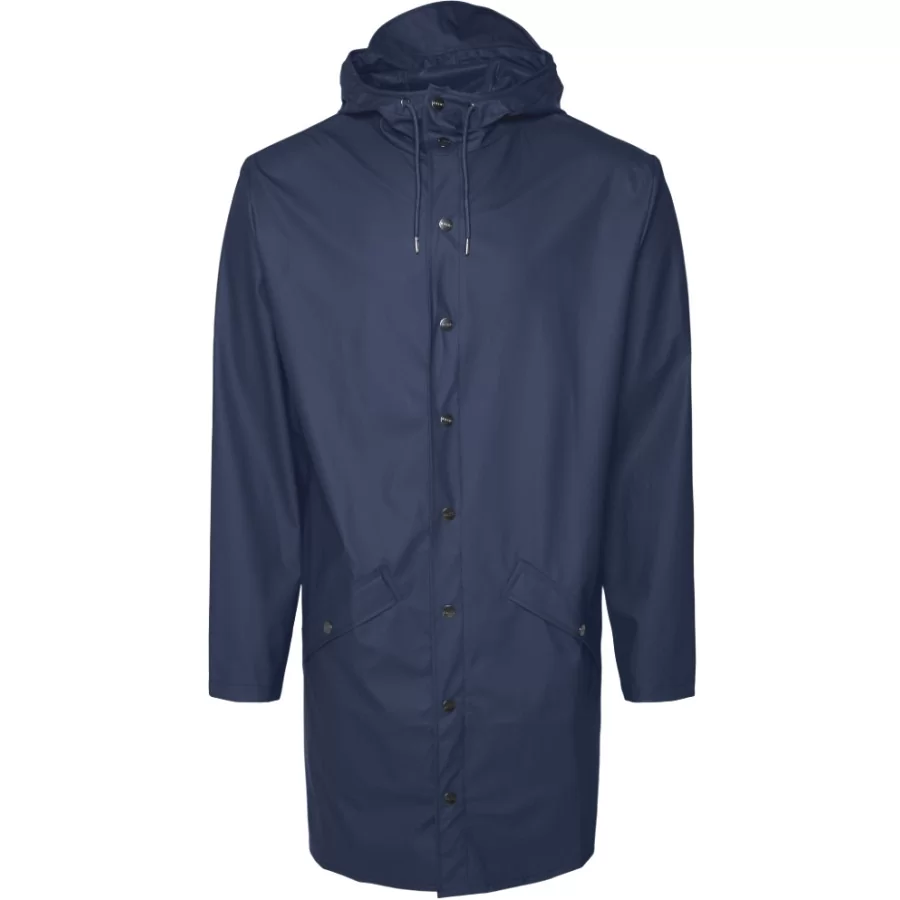RAINS ”Long Jacket” lang regnjakke BASIS FARVER