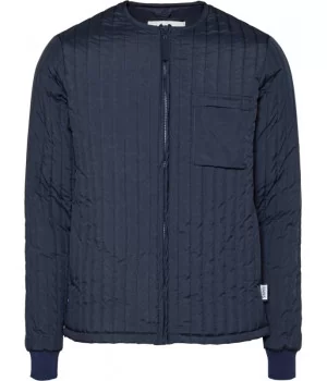RAINS ”Liner Vest” NAVY BLUE thermal vest w/ zipper & pockets