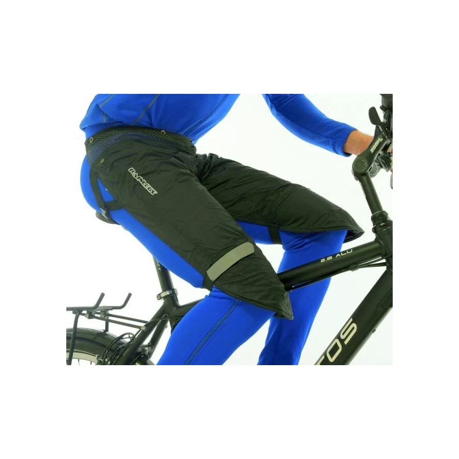 RAINLEGS ride chaps / cykel chaps regnbukser SORT