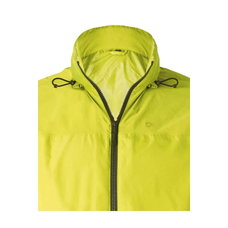 AGU "Go" light bike rain jacket in a bag, High Vis YELLOW
