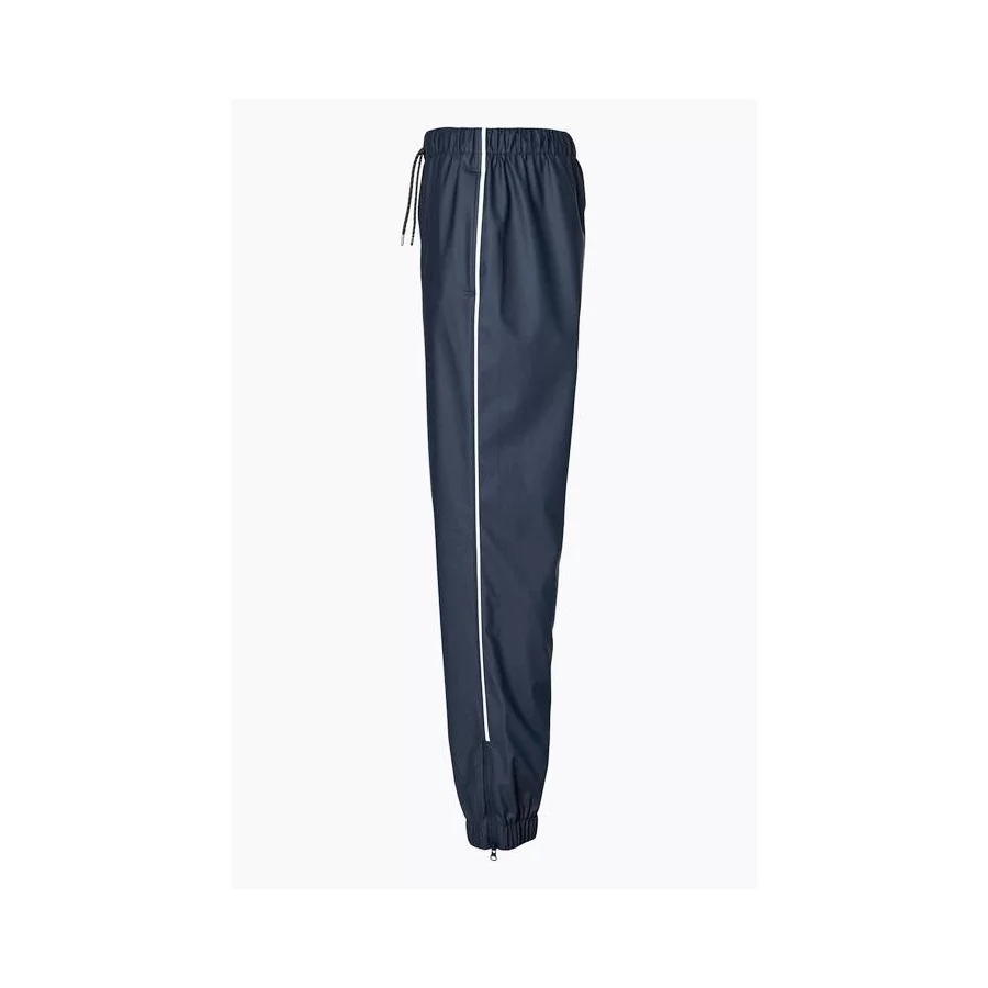 RAINS ”Pants Reflective” NAVY BLÅ regnbukser med refleks striber