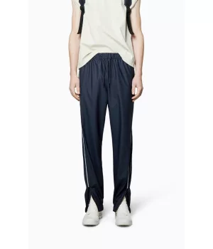 RAINS navy blue rain trousers ”Reflective" rain pants with reflective stripes