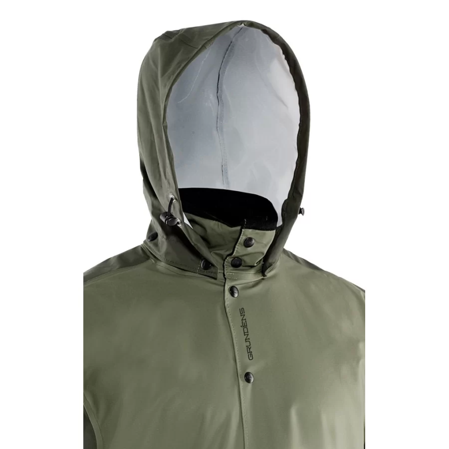 GRUNDÉNS "Bruka 340" regnfrakke i 250 g PVC-polyester