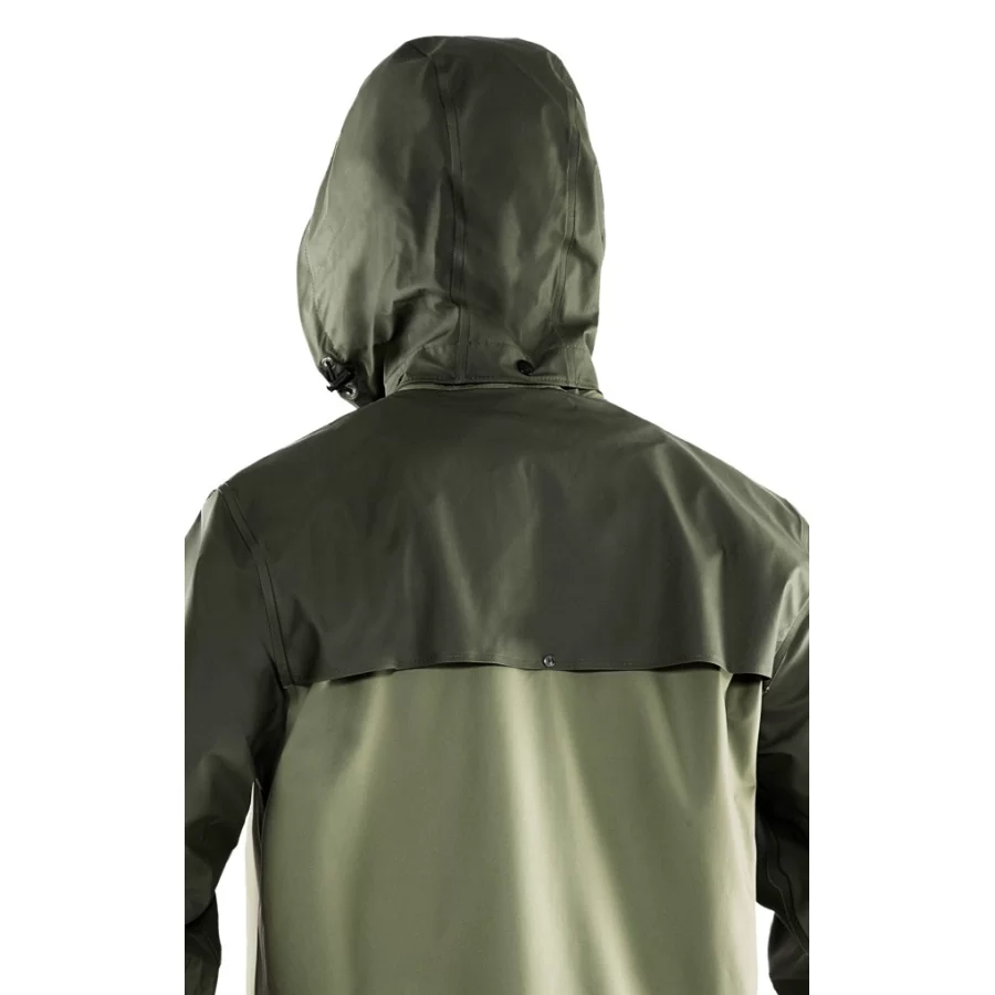 GRUNDÉNS "Bruka 340" regnfrakke i 250 g PVC-polyester