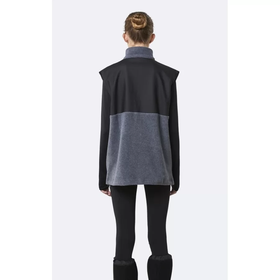 RAINS Fleece Vest, 2-lags fleece m/ PU-skuldre, UNISEX