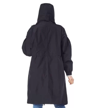 HRD "Manhattan 10,000" NAVY BLUE GRAPHIT raincoat with waterproof zipper, breathable
