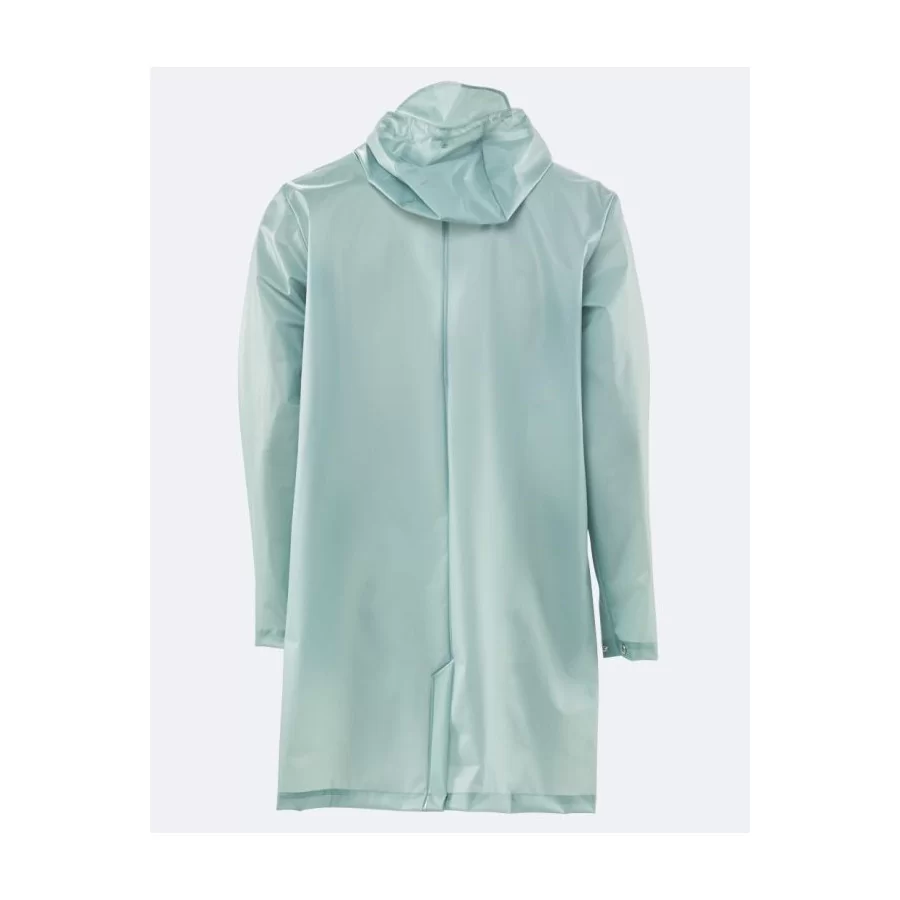 RAINS "Hooded Coat FOGGY" gennemsigtig regnjakke, UNISEX