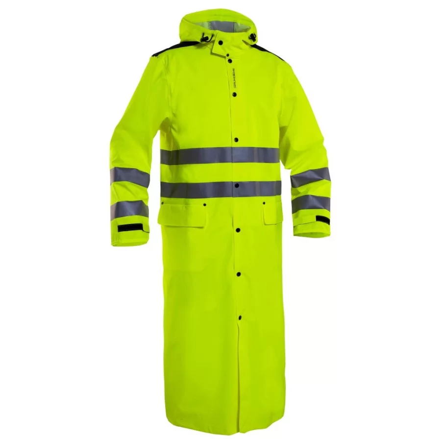 GRUNDÉNS "Orion 360" X-long raincoat (135 cm) EN ISO 20471-3 approved