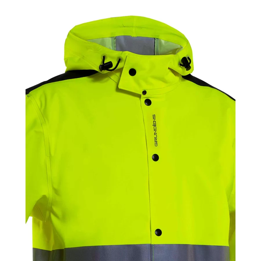 GRUNDÉNS "Orion 360" X-long raincoat (135 cm) EN ISO 20471-3 approved
