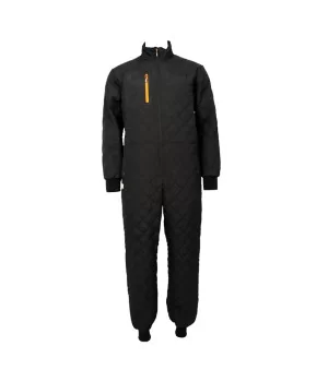 OCEAN "Outdoor Quilt" termodragt HERRE, sort, grøn og navy blå med orange detaljer