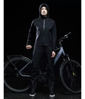 AGU "Commuter Jacket 10.000" cykel regnjakke DAME, 360° reflekser