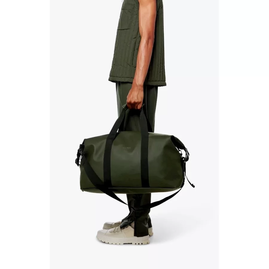 RAINS Weekend Bag GREEN (37 liters)