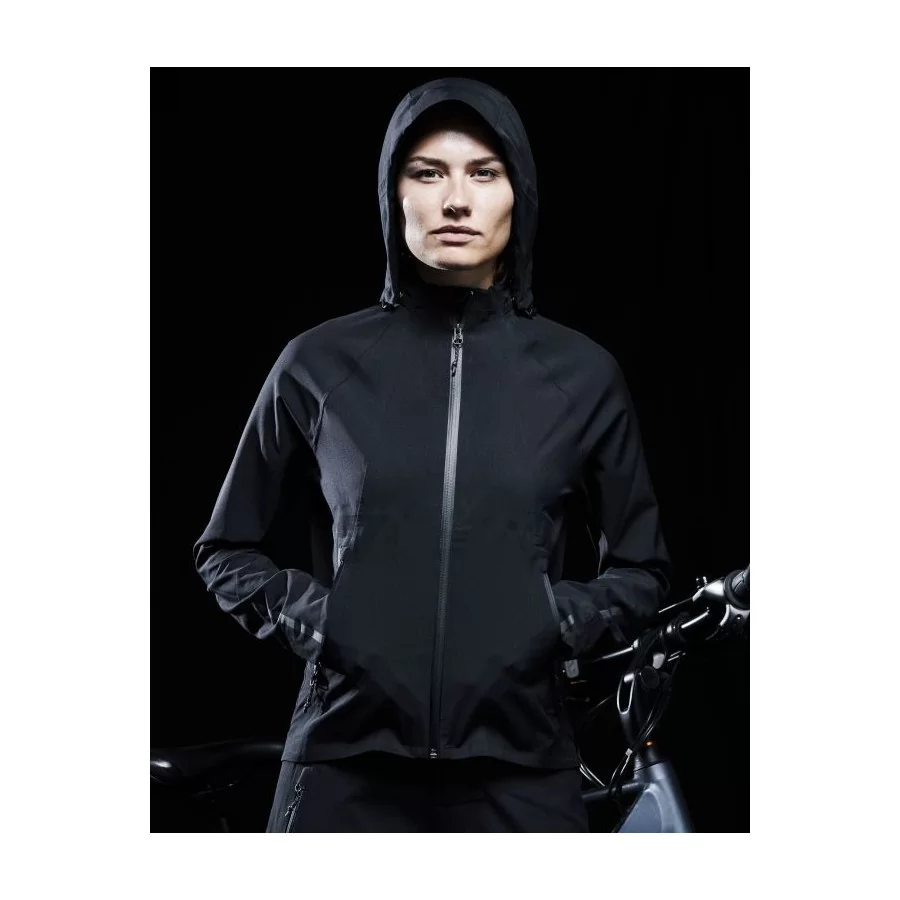 AGU "Commuter Jacket 10.000" cykel regnjakke DAME, 360° reflekser