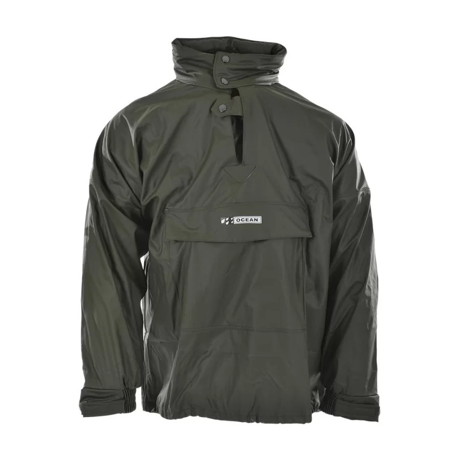 OCEAN anorak / busseronne GRØN, 210 g PU/polyester