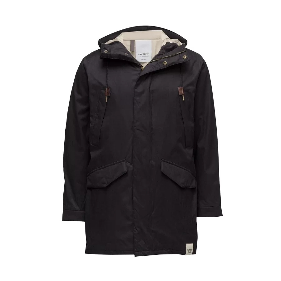 TRETORN regnjakke med termo for HERRE | Køb TRETORN "Padded Parka" SORT her