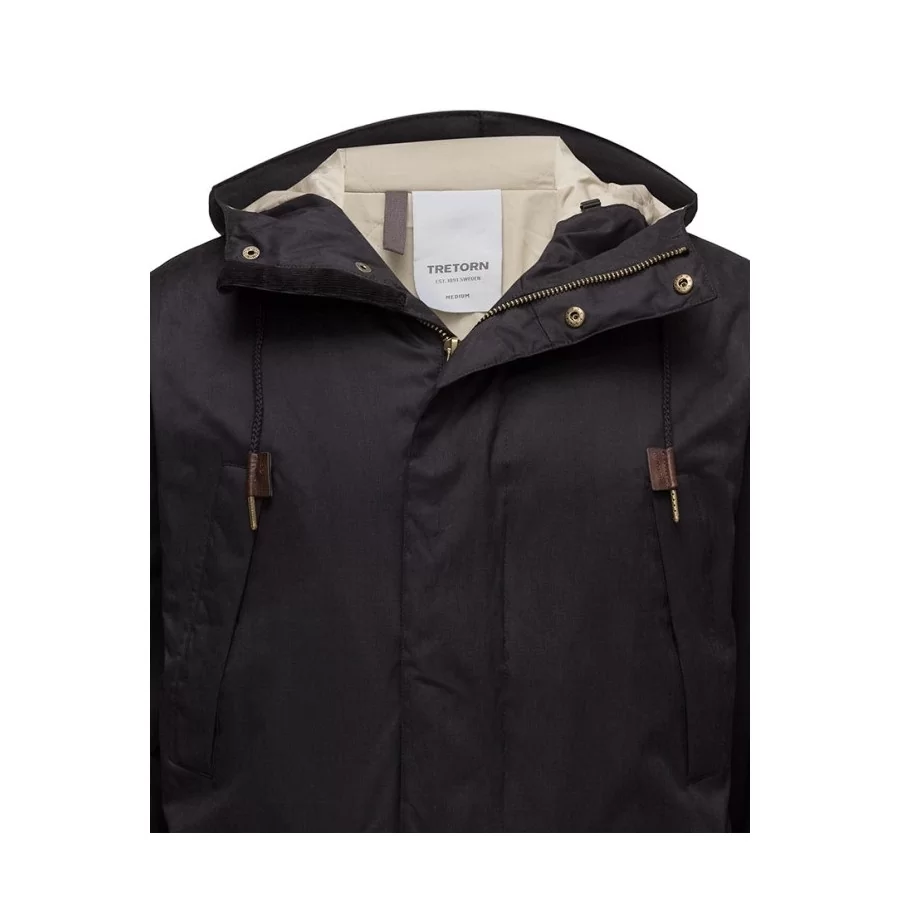 TRETORN regnjakke med termo for HERRE | Køb TRETORN "Padded Parka" SORT her